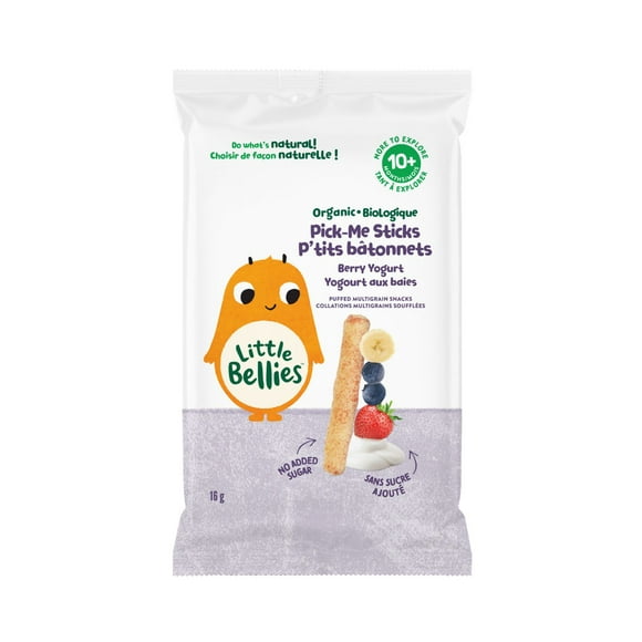 Little Bellies Pick-Me Sticks Berry Yogurt, 5 x 16gr