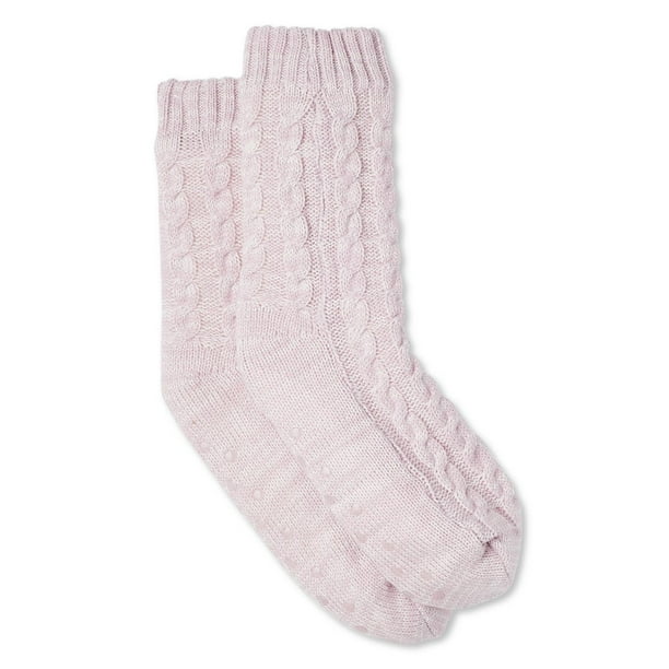 Kids Classic Slipper Socks | Llama Pink