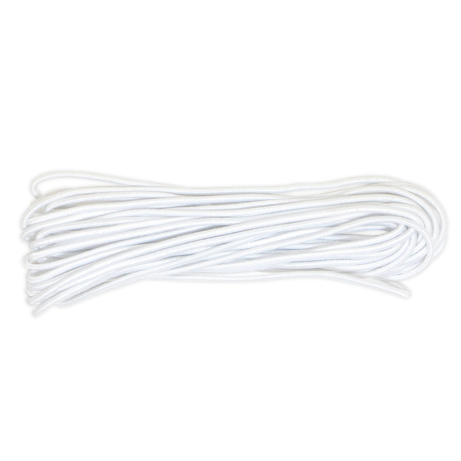 Corde en nylon élastique de corde délastique de corde élastique de 5M/10M noire/blanche attacher la courroie de remorque 5mm*10M-blanc 