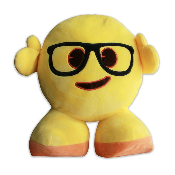 Coussin sur pieds Glasses d'Emoji