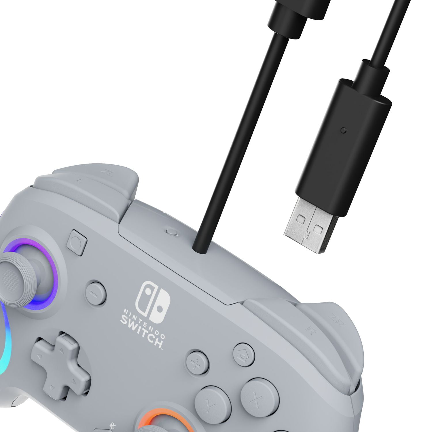 PDP Afterglow™ Wave Wired Controller: Grey Nintendo Switch 