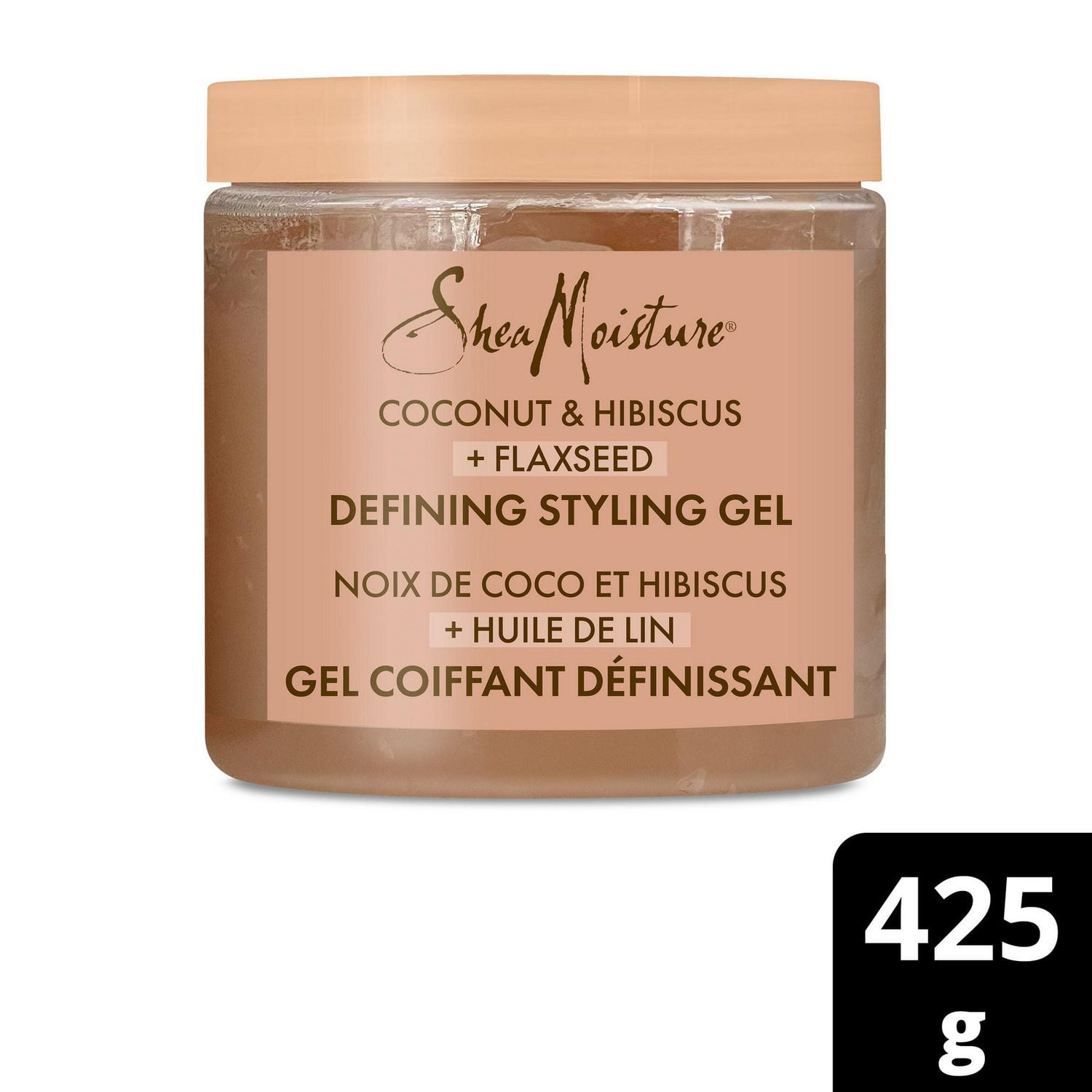 SheaMoisture Coconut & Hibiscus Hair Styling Gel, 425 g Hair Styling Gel