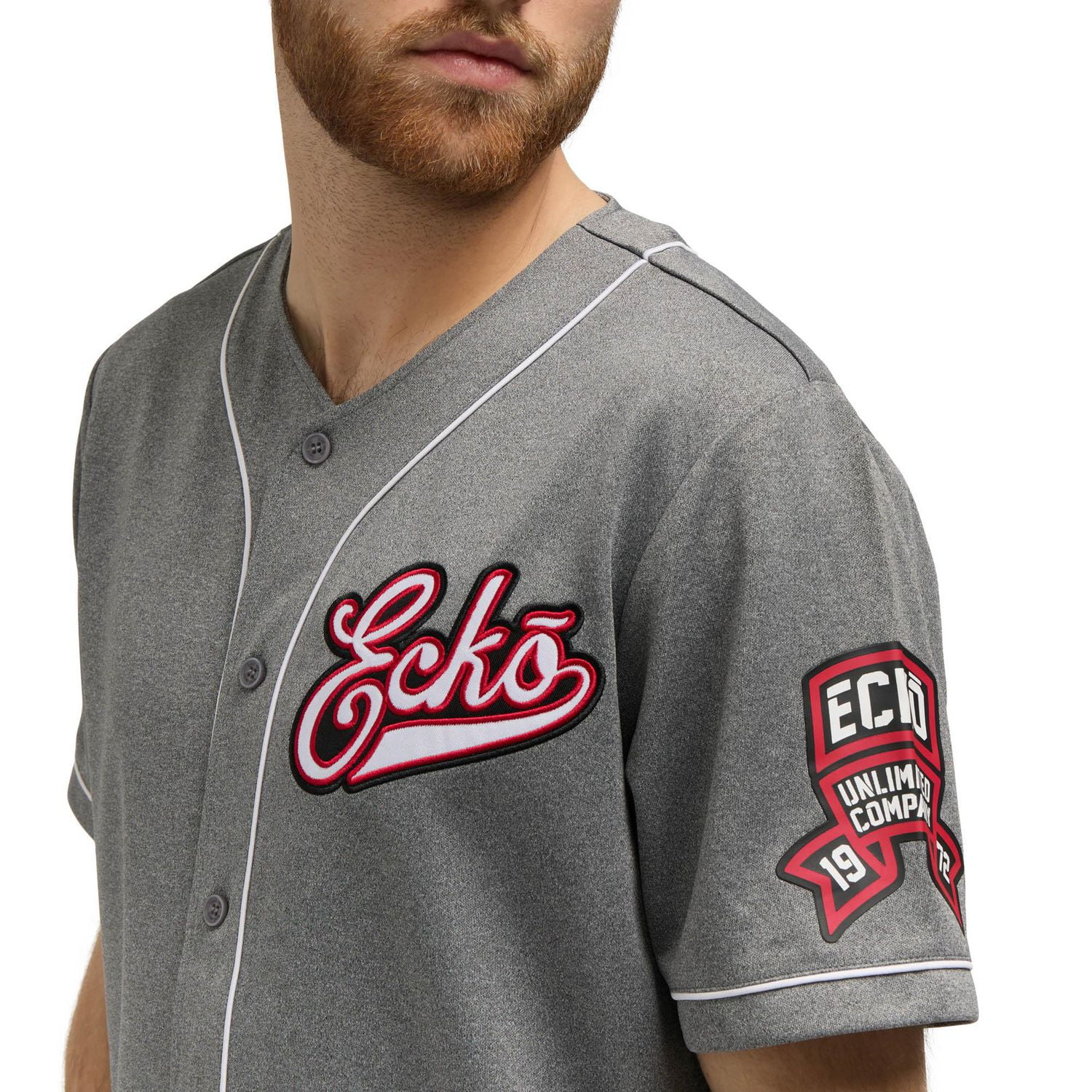 ECKO Men’s Dug Out Button Front Top