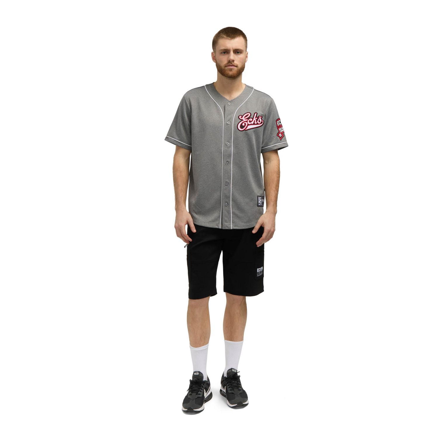ECKO Men’s Dug Out Button Front Top