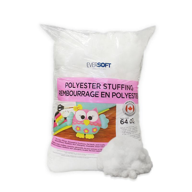 Eversoft Polyester Stuffing - 64 oz., 4 lb Polyester Fibrefill 