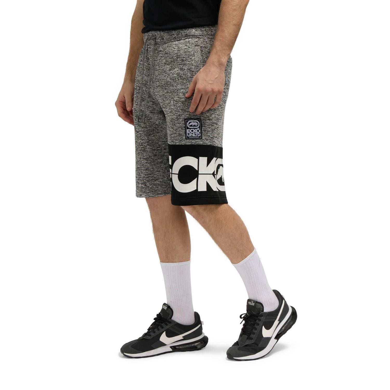 ECKO Men’s Pieced Together Knit Shorts
