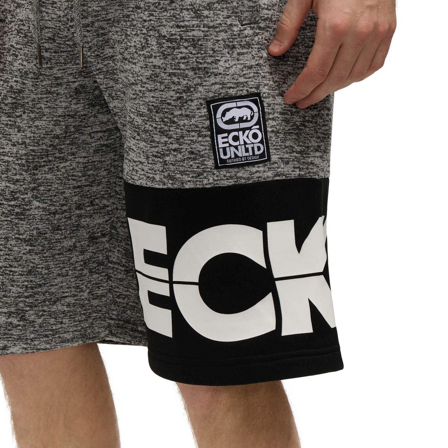 ECKO Men’s Pieced Together Knit Shorts