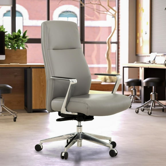 Chaise de bureau exécutive pivotante Sealy® Ken à dossier haut avec accoudoirs