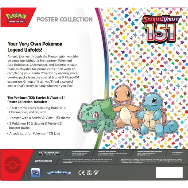 Pokémon Trading Card Games Scarlet & Violet 3.5 151 Poster