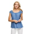 thumbnail image 1 of Penmans Women's Puff Sleeve Eyelet Top, 1 of 6