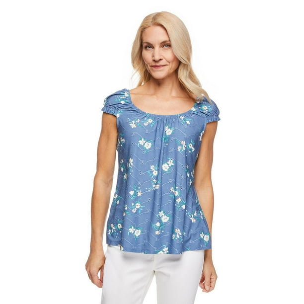 Penmans Women's Puff Sleeve Eyelet Top - Walmart.ca