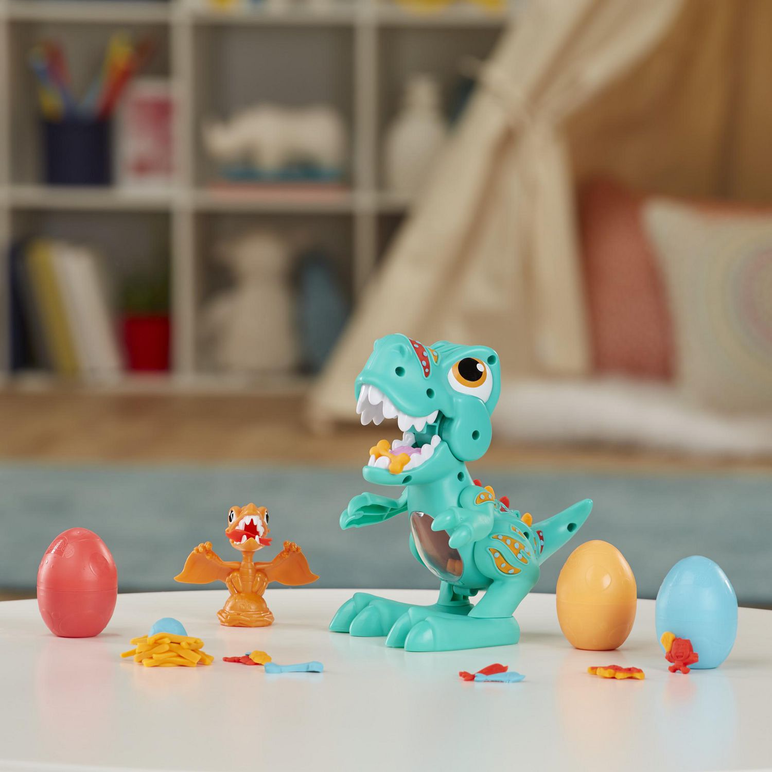 Jouet Play-Doh Dino Crew Croque Dino avec bruits de dinosaure et 3 oeufs de  pâte à modeler - à partir de 3 ans - Cdiscount Jeux - Jouets