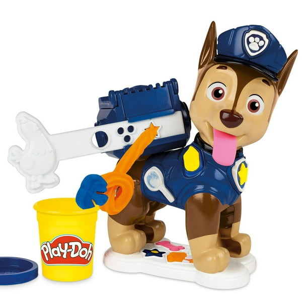 Play-Doh PATTE Patrouille Chase Mission sauvetage avec 5 couleurs de pâte à  modeler atoxique, jouet pour enfants, dès 3 ans 
