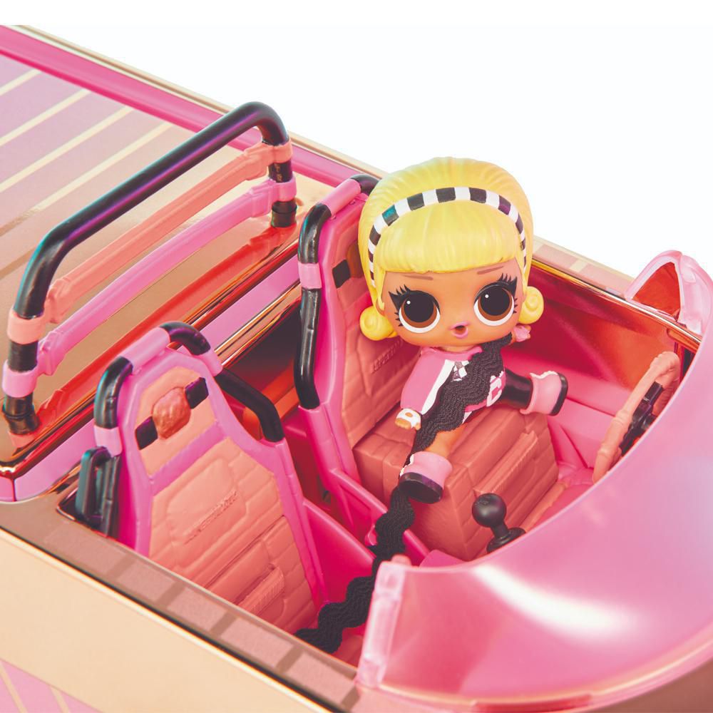 Voiture poupée L.O.L Car-pool avec poupée sans vêtements avec lumière  (besoin de pilles)