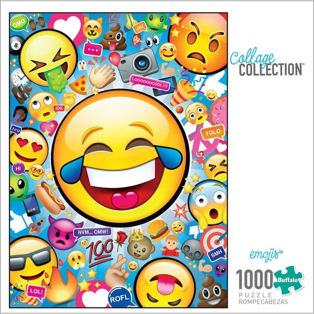 Buffalo Games - Le puzzle Collage Collection - Emoji's - en 1000 pièces