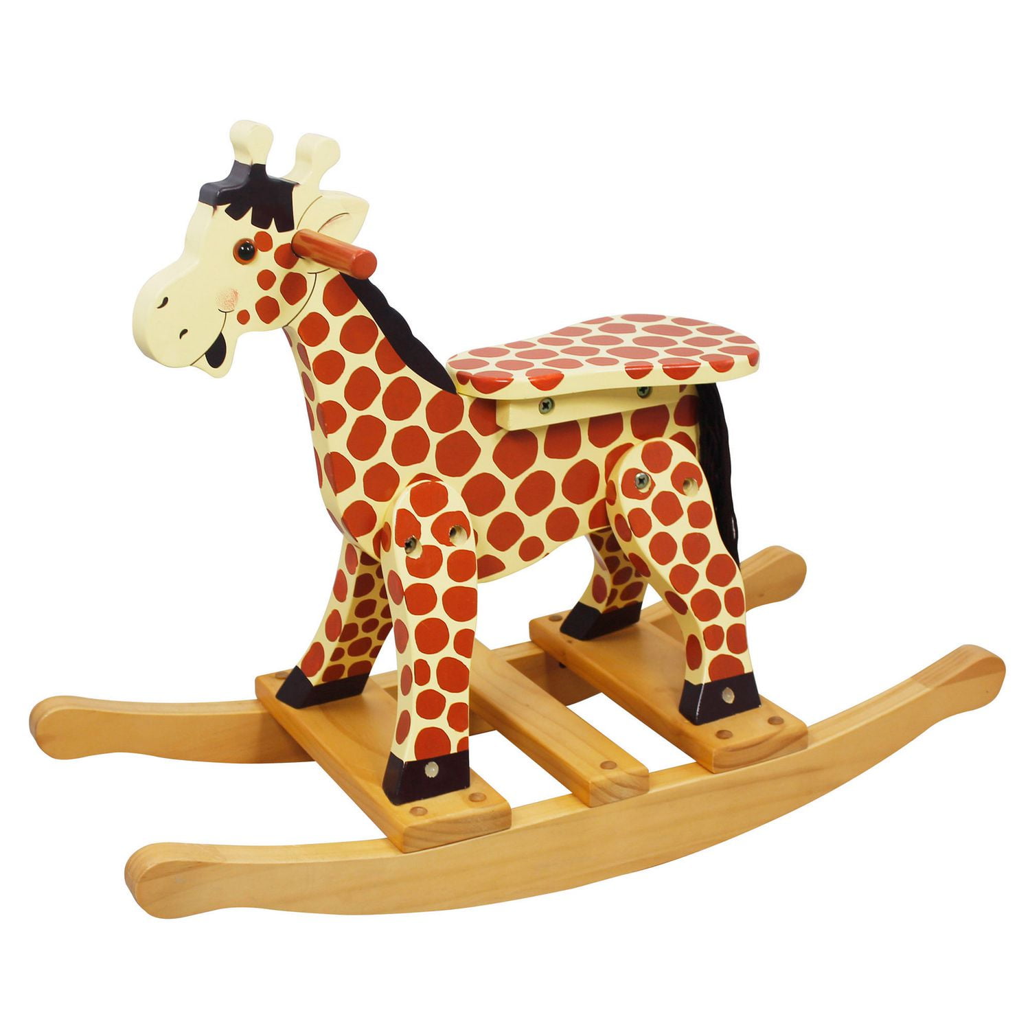 Wooden 2025 rocking giraffe