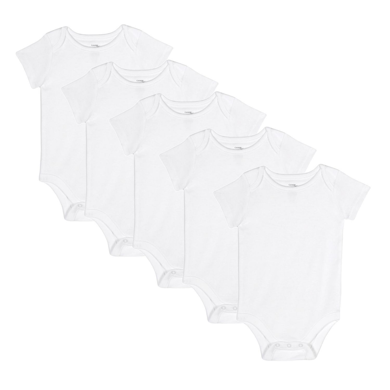 George baby Unisex Bodysuit; 5-Pack | Walmart Canada