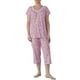 Pyjama à manches courtes pour George pour femmes à encolure en V – image 1 sur 3