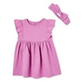 thumbnail image 1 of Ensemble 2 pièces avec robe à volants George pour bébés filles, 1 of 2