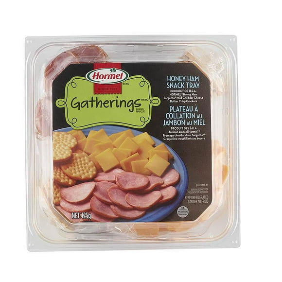 Plateau à collation de fromage et jambon au miel de Hormel GatheringsMC