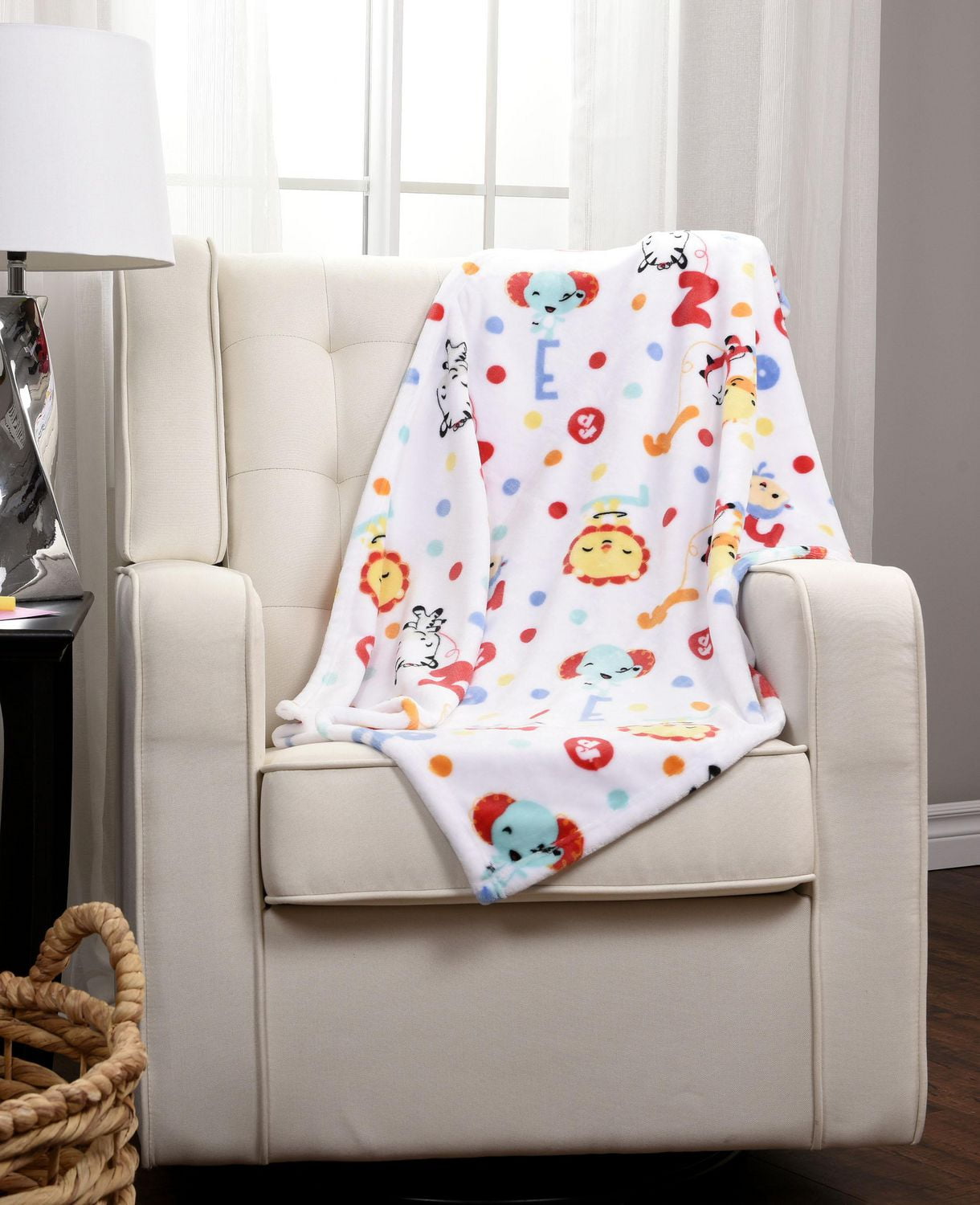 Fisher Price Boys Plush Baby Blanket Walmart