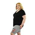 thumbnail image 2 of Ladies Plus Disney Mickey Lean Biker Shorts, 2 of 6