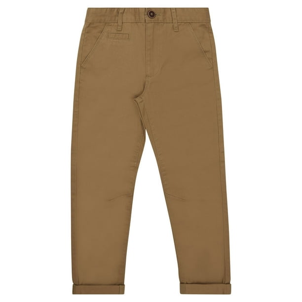 Pantalon en coutil couleur pierre George British Design pour garçons