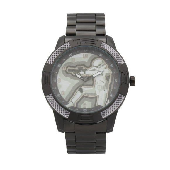 Montre-bracelet métallique Star Wars pour adultes