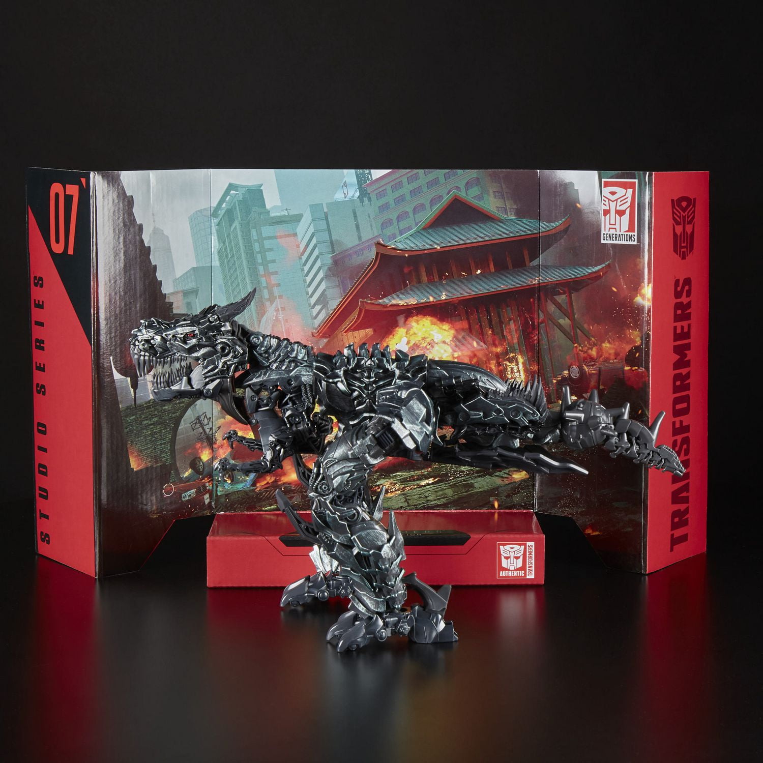 Transformers studio series 07 on sale leader class movie 4 grimlock