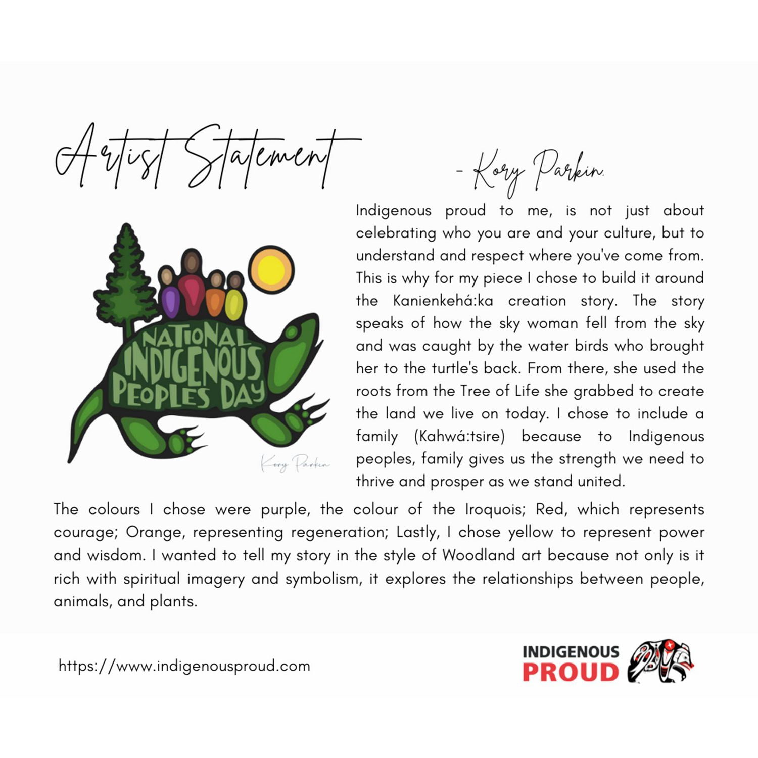 Indigenous Proud Turtle Kids Hoodie, Sizes: S-XXL