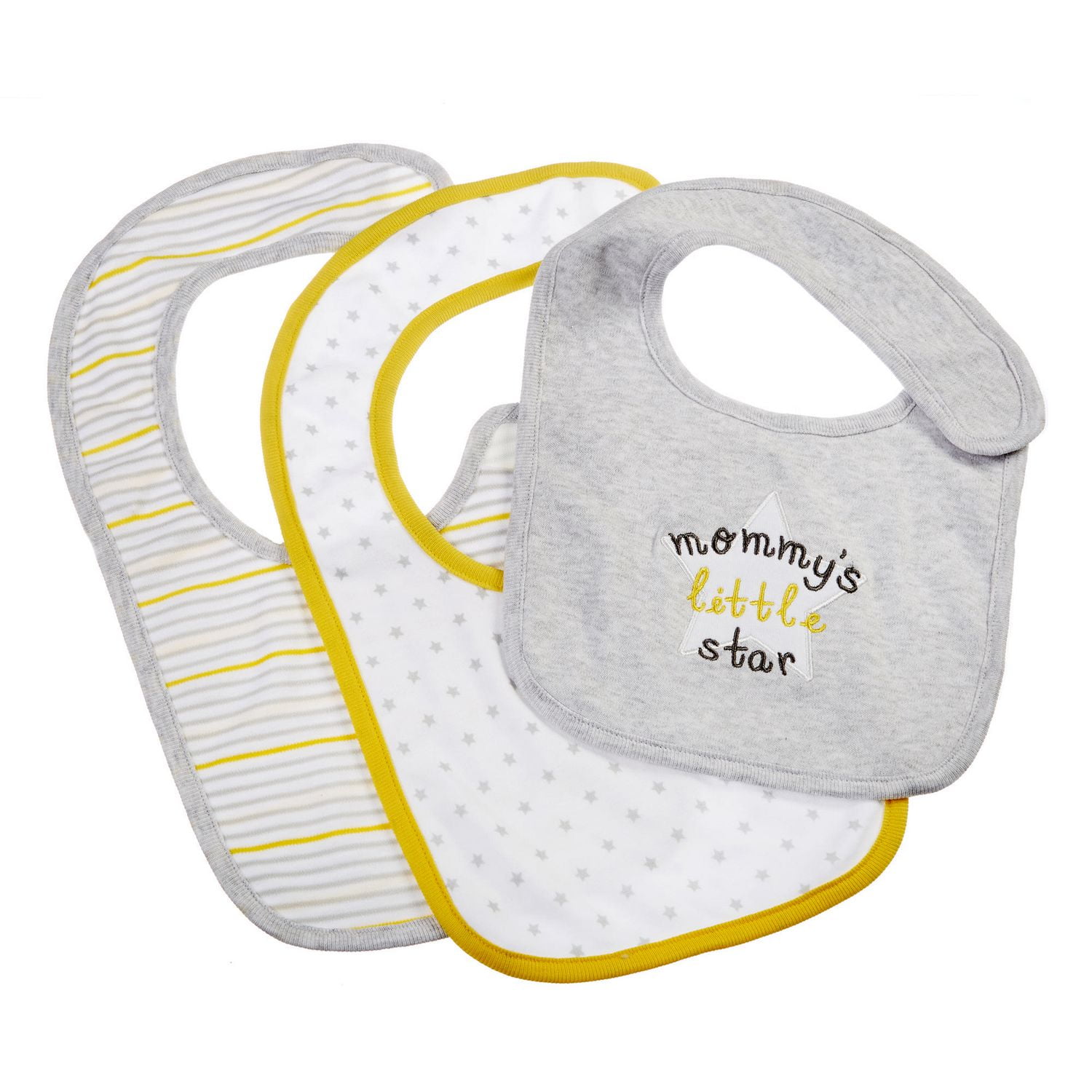 baby Unisex Cotton Bibs; 3Pack Walmart Canada