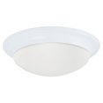 thumbnail image 1 of Aurora Edgeworth 2-Light White Flush Mount, 1 of 1