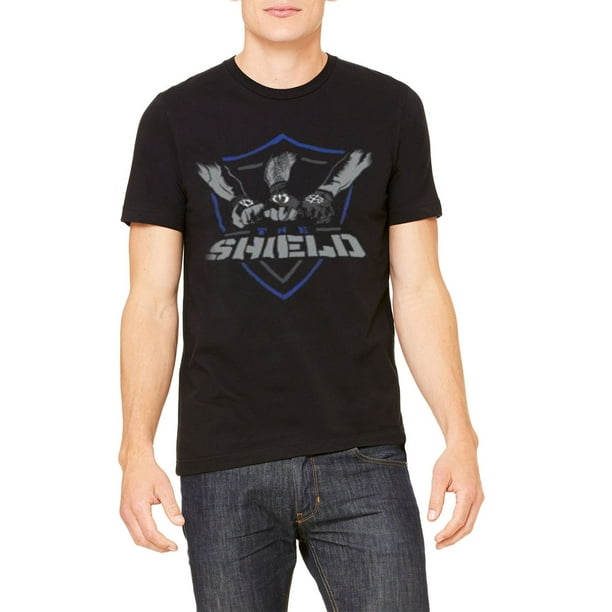 T-shirt WWE pour hommes sous licence à libellé « Hounds of Justice the Shield »