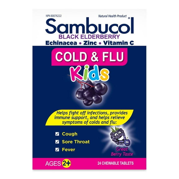 Sambucol Jr Chew Cold and Flu