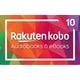 Kobo Carte Cadeau Électronique - 10 $ [Téléchargement Numérique] – image 1 sur 1