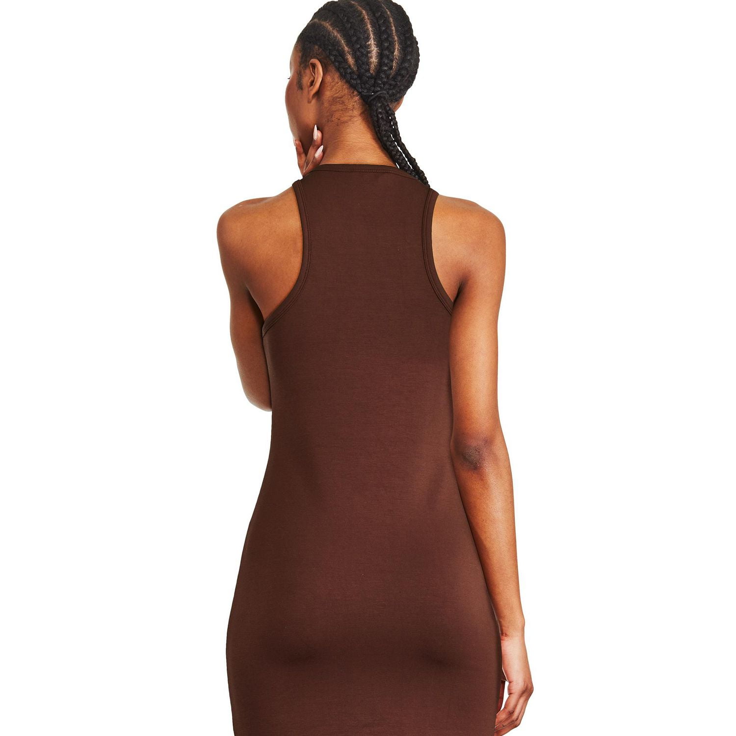 Robe débardeur mi-longueur en tricot doux George pour femmes Tailles TP–TTG