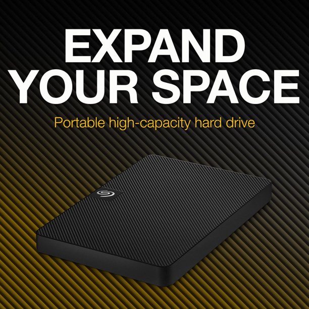 Disque dur externe portable Seagate Expansion 1 To HDD - USB 3.0, pour Mac  et PC avec Rescue Data Recovery Services pour la récupération des données  et logiciel de sauvegarde Toolkit (STKN1000400)