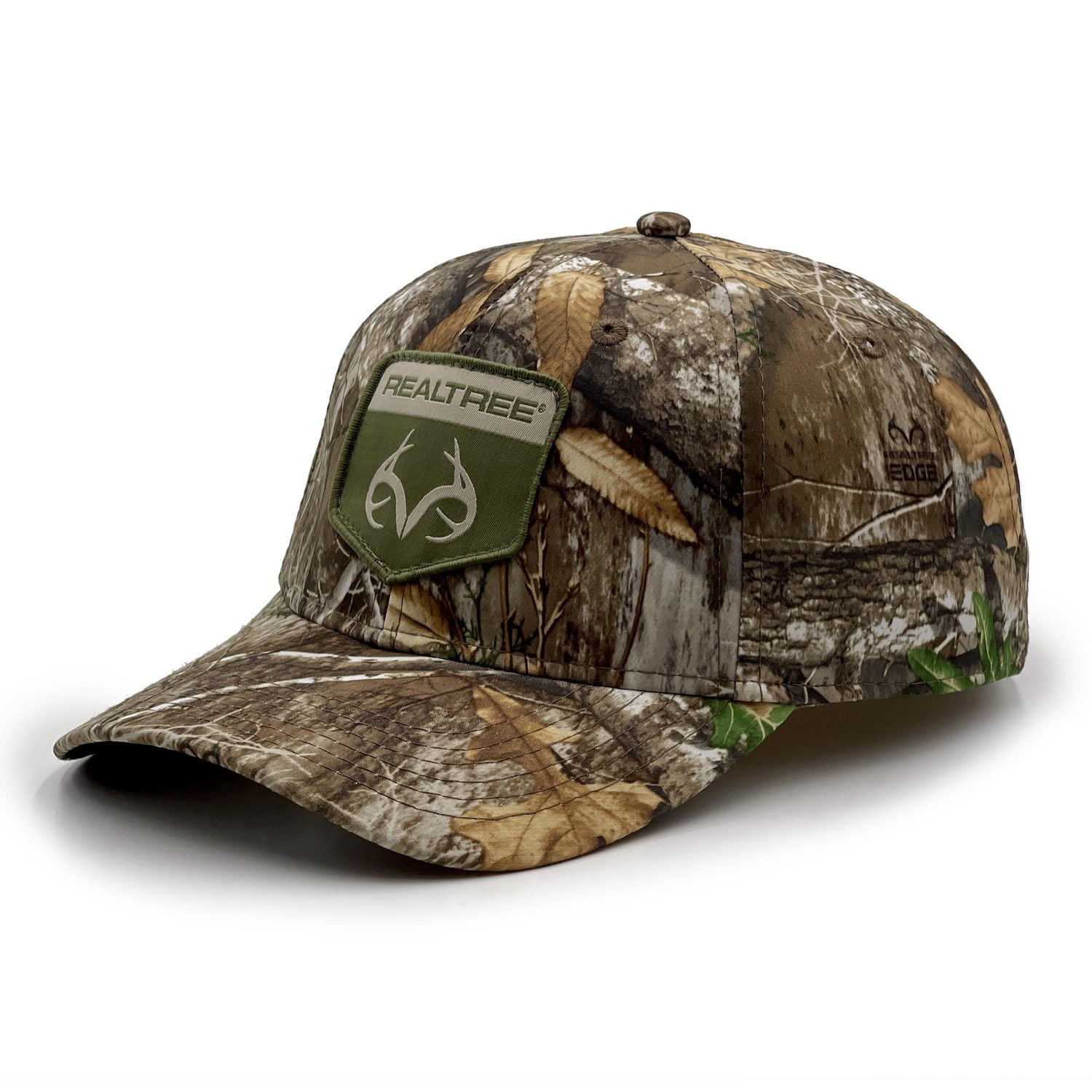 Realtree Hunting Structured Baseball Style Hat, Edge Camo, Large