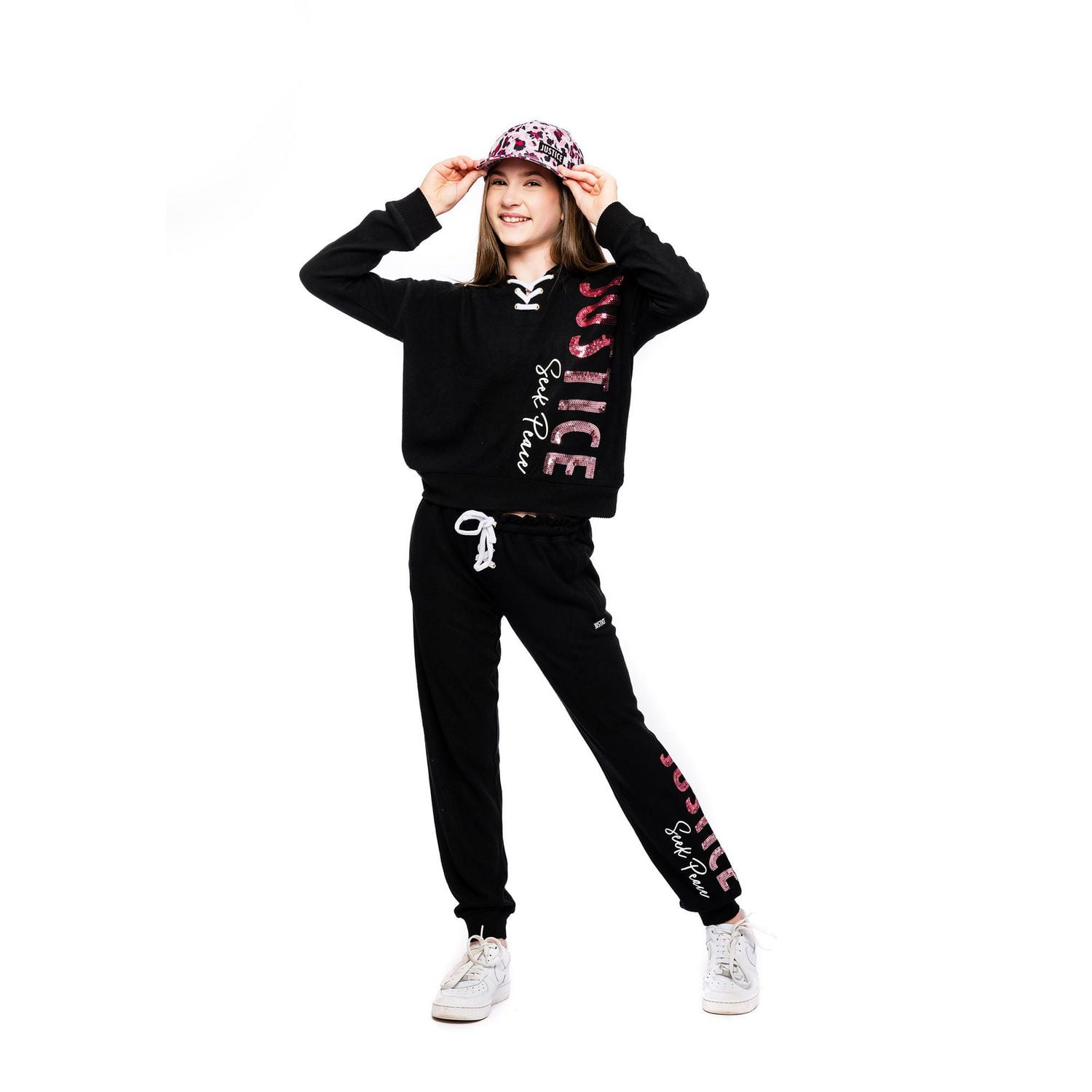 Girls Justice Leopard Of Justice Cap