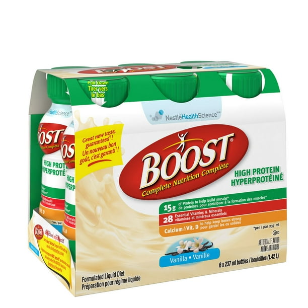 Boost® Préparation pour régime liquide hyperprotéiné à la vanille