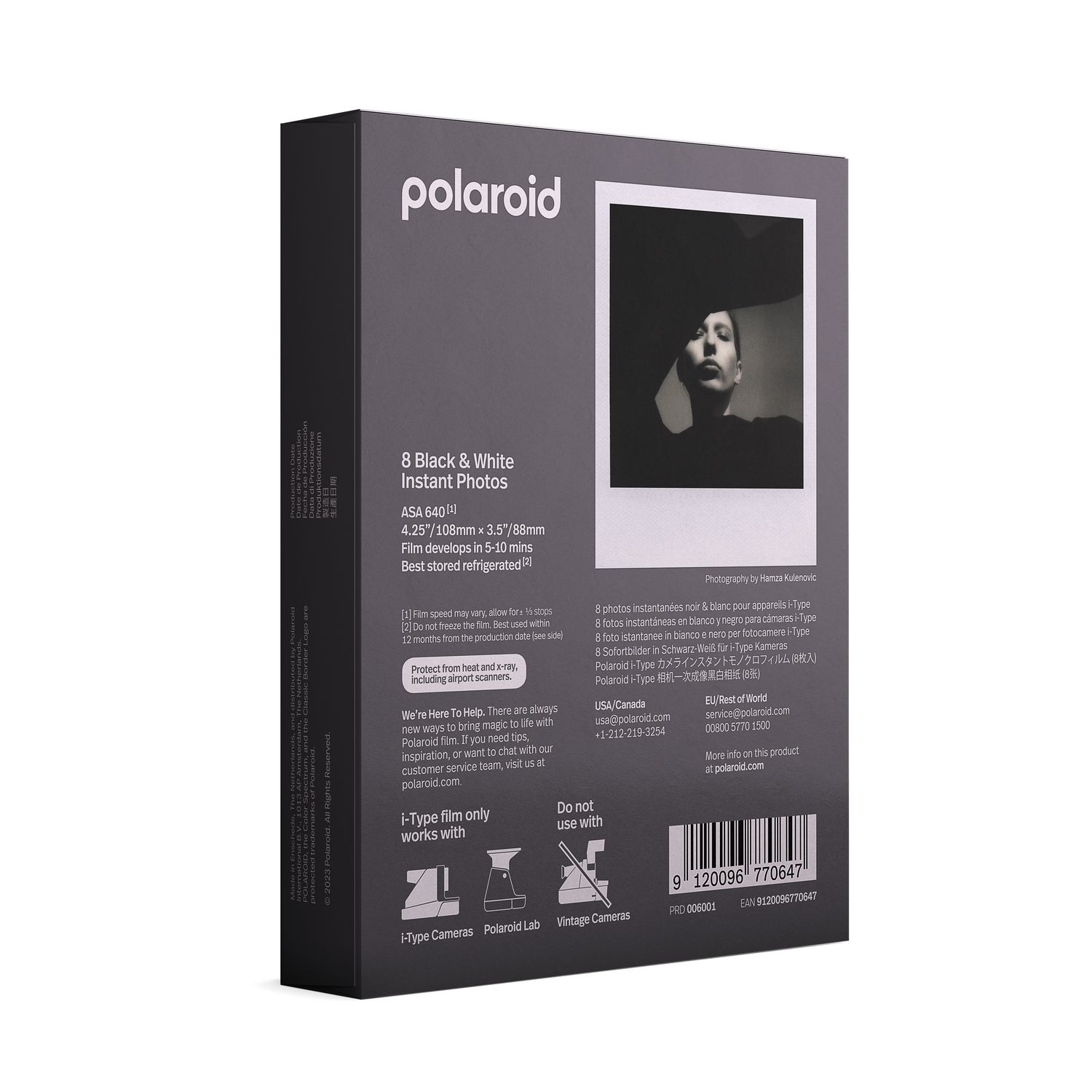 Polaroid Now Instant Camera Black Everything Box-Walmart Exclusive