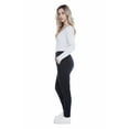 thumbnail image 3 of Jeaniologie ™ Ladies Mid Rise Pull on Jogger - Black, 3 of 5