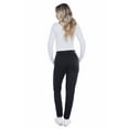 thumbnail image 4 of Jeaniologie ™ Ladies Mid Rise Pull on Jogger - Black, 4 of 5