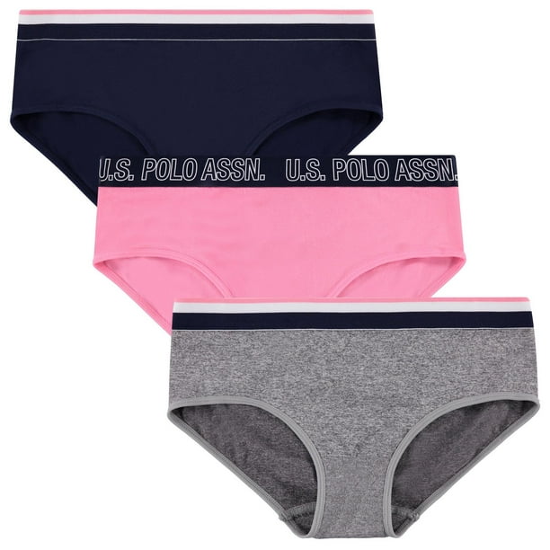 U.S. Polo Assn. Women's 3-Pack Seamless Panties 