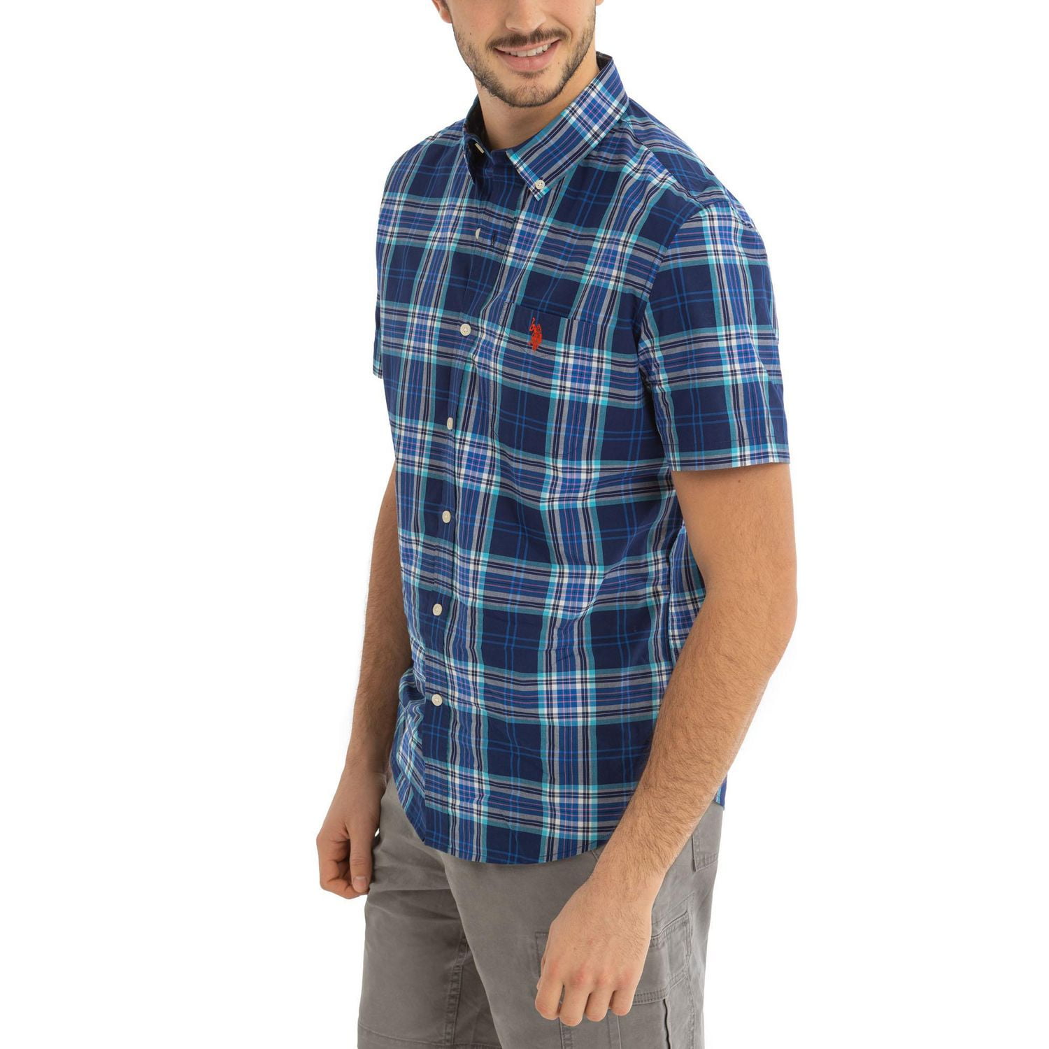 U.S. Polo Assn. Men's Short Sleeve Button Down