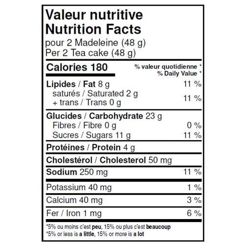 La Petite Bretonne Madeleines, 280g madeleines