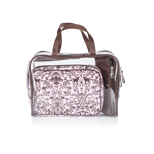 Conair Modella Animal Baroque 3Piece Weekender Cosmetic Bag Set