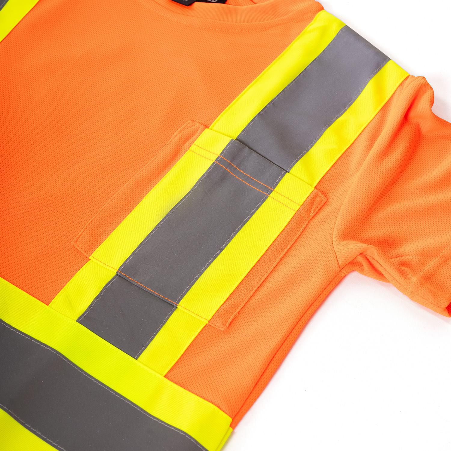 T-shirt à manches courtes pour femmes sur la sécurité