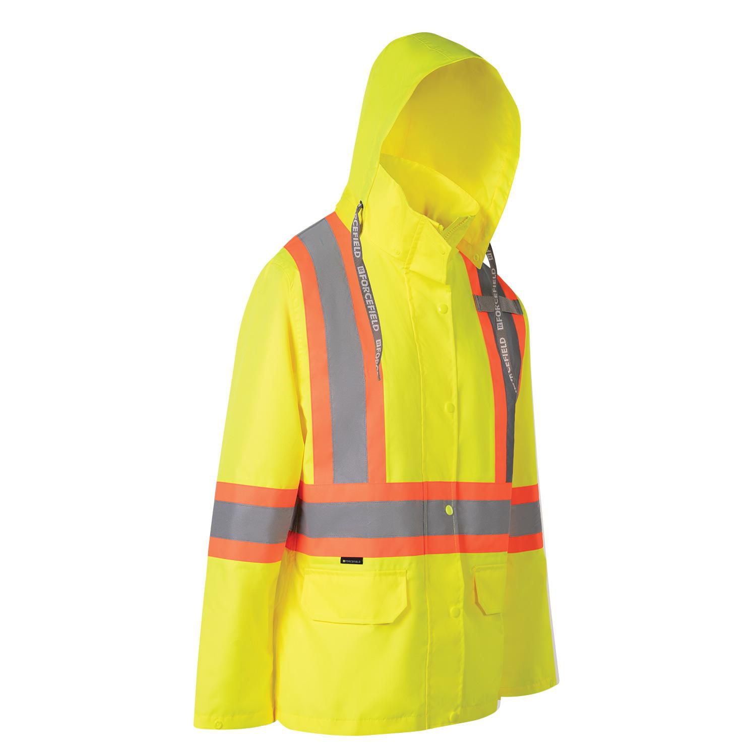 Veste de pluie de sécurité pour femmes
