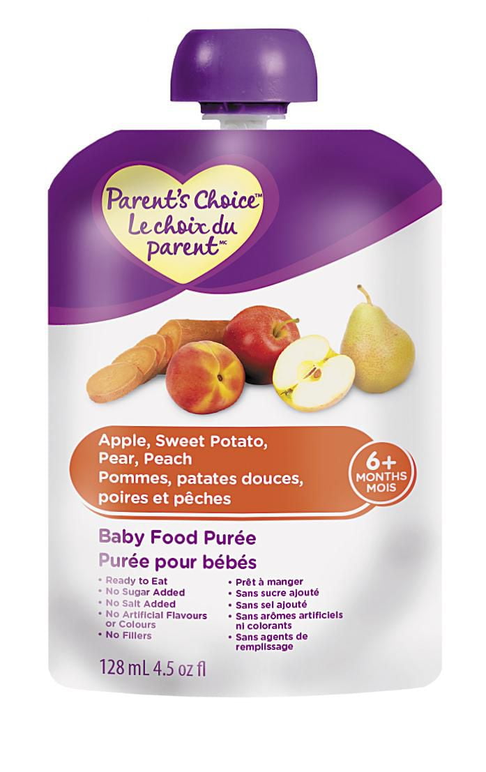 Parent's Choice Baby Food Puree Walmart Canada